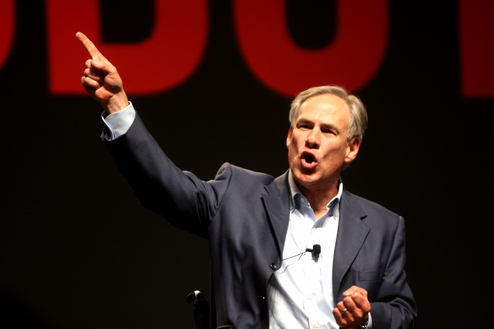 Greg Abbott at an event